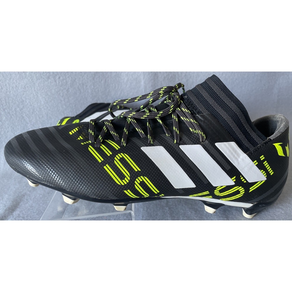 Adidas BY2413 Nemeziz Messi 17.3 FG Mens Size 8 Soccer Cleats Black Neon Green